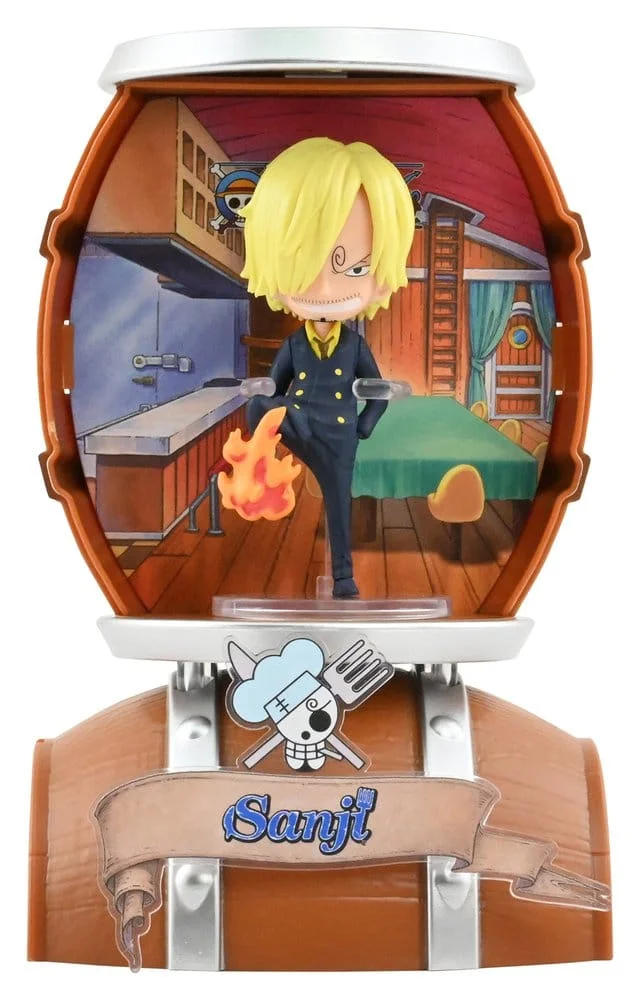 One Piece Barrel Capsule Mini Figures 9 cm Blind Box - 1 Unidade Aleatória